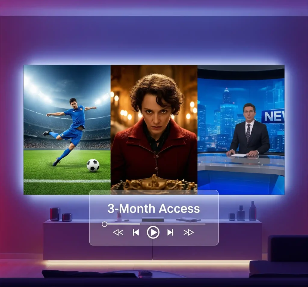 strong 4k & 8k live iptv 3 month plan